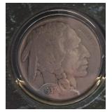 3 Buffalo Nickels 1935, 1936 1937