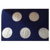 Silver Walking Liberty  Half Dollar Collection