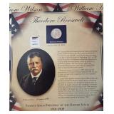 The United States President Coin and Stamp Collection featuring 15 different Presidents.  Very Collectible