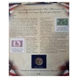 The United States President Coin and Stamp Collection featuring 15 different Presidents.  Very Collectible