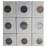 9 - Buffalo/Indian Head Nickels