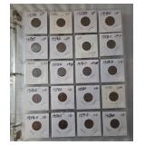 3-Ring Binder of Lincoln Cents includes Misc. Dates 1929-2020