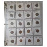 3-Ring Binder of Lincoln Cents includes Misc. Dates 1929-2020