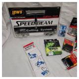 Lot of New Tackle, Lews, Power Pro, VMC, Big Bite