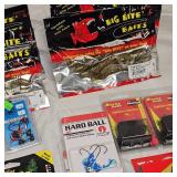 Lot of New Tackle, Seaguer, Big Bite, Missle, Zman