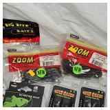 Lot of New Tackle Strike King, Zoom, Sufix, Power Pro