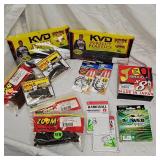 Lot of New Tackle, Zoom, VMC, Strike King, Owner, Power Pro