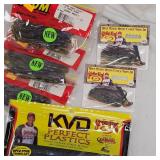 Lot of New Tackle, Strike King, Seagaur, Big Bite, Zoom, Mission, VMC