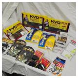 Lot of New Tackle, Strike King, Seagaur, Big Bite, Zoom, Mission, VMC