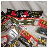 Big Bite, Seaguar, Zoom, Bulk 5' Grubs, Kenders