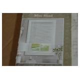 Cordless Morningstar 1" Vinyl Mini Blinds - White 43"x64"