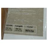 Cordless Morningstar 1" Vinyl Mini Blinds - White 43"x64"