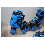 Adjustable Neon Roller Skates - Kids 12-2