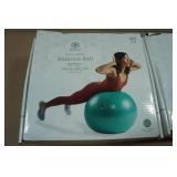 *2* Gaiam Total Body Balance Balls - Missing Plugs