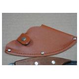 Rolled Carbon Steel Finger Hole Hunting Knife