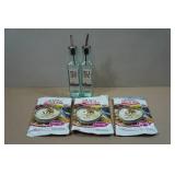 *2* Oil & Vinegar Glass Bottles and Sweet Dip Mix