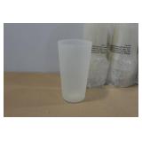 *24* White Plastic Tumbler Cups