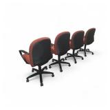 4 Haworth Fully Adjustable Task Chairs