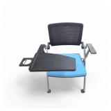 Blue Tablet Arm Nesting Chairs