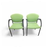 2 Green HON Ignition Chairs- Stackers