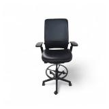 Steelcase Leather Executive Drafting Stool Retails for $1800