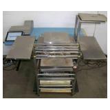 Mettler Toledo 662 Step-Saver Hand Wrap/ Packaging Station including Mettler Toledo Digital Scale UCCWDD with Label Printer