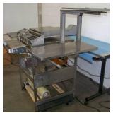 Mettler Toledo 662 Step-Saver Hand Wrap/ Packaging Station including Mettler Toledo Digital Scale UCCWDD with Label Printer