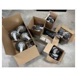 Large Lot of Various Size Casters / Wheels