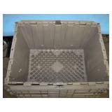 (10) Heavy-Duty Plastic Closeable Bins