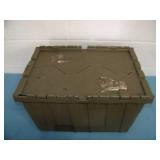 (10) Heavy-Duty Plastic Closeable Bins