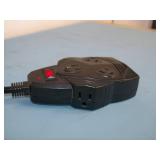 8-Outlet Extension Power Strip with Flat Plug