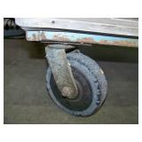 4-Shelf Metal Warehouse Mobile Rack / Cart