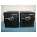 (2) Fire & Water Resistant Safes with Digital Locks - SentrySafe / Sentry Safe