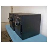 (2) Fire & Water Resistant Safes with Digital Locks - SentrySafe / Sentry Safe