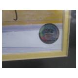 (A-4) Framed and Signed NHL Pittsbu...