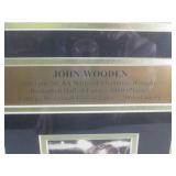 (A-4) Framed John Wooden 10-Time NC...