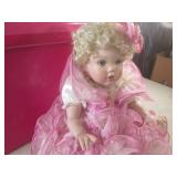 (D-2) Vintage Marie Osmond Pink Lac...