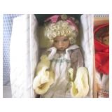 (D-2) 3 Porcelain Dolls with Boxes...