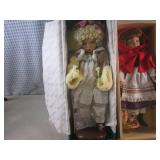 (D-2) 3 Porcelain Dolls with Boxes...