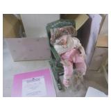 (EW2) 3 Porcelain Dolls with Chairs...