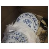 (EW3) Tote Full of a Dish Set as Sh...