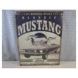 (FS) Classic Mustang Tin Sign 16" x...