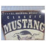 (FS) Classic Mustang Tin Sign 16" x...