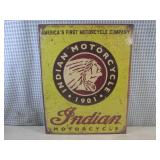 (FS) Indian Motorcycles Tin Sign 16...