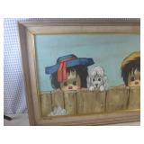 (FS) Vintage Framed Bollini Canvas ...