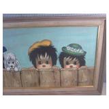 (FS) Vintage Framed Bollini Canvas ...