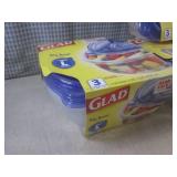 (A-3) 4 - Glad 3-Pack Large Food Co...
