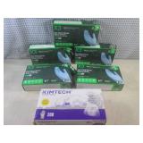 (A-3) 6 Boxes of Nitrile Gloves 5 B...