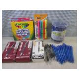 (EC1) Assorted Pens, Markers and Hi...