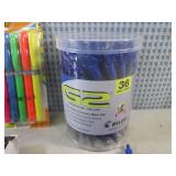 (EC1) Assorted Pens, Markers and Hi...